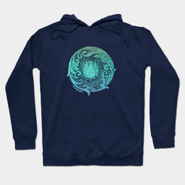 Lotus Flower II Hoodie by Exosam